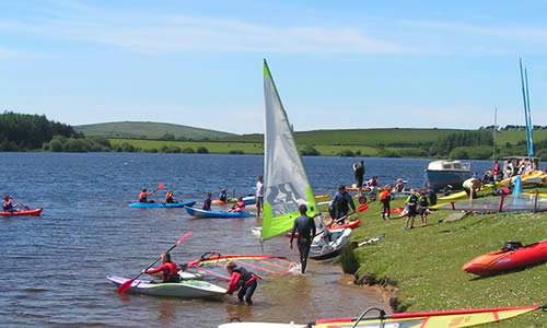 Water sports at Siblyback Lake